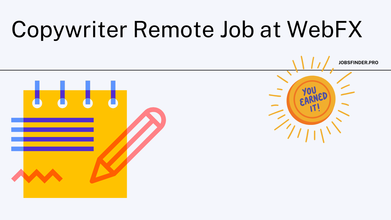 Copywriter Remote Job at WebFX