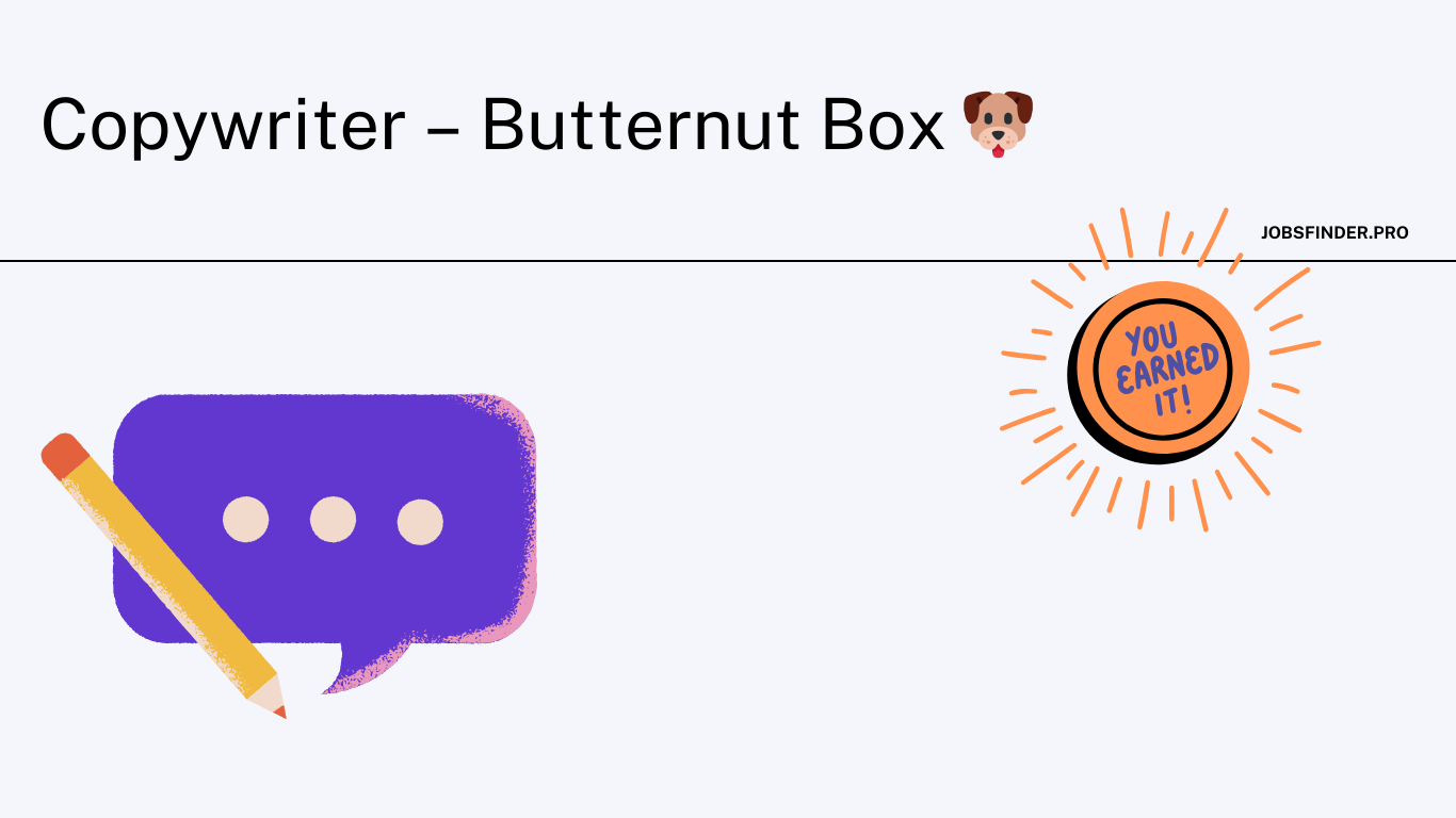 Copywriter – Butternut Box 🐶