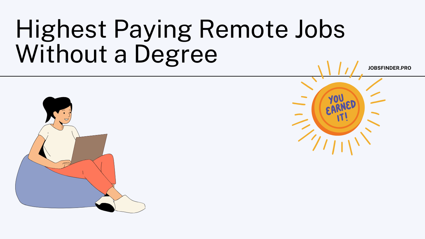 Highest Paying Remote Jobs Without a Degree