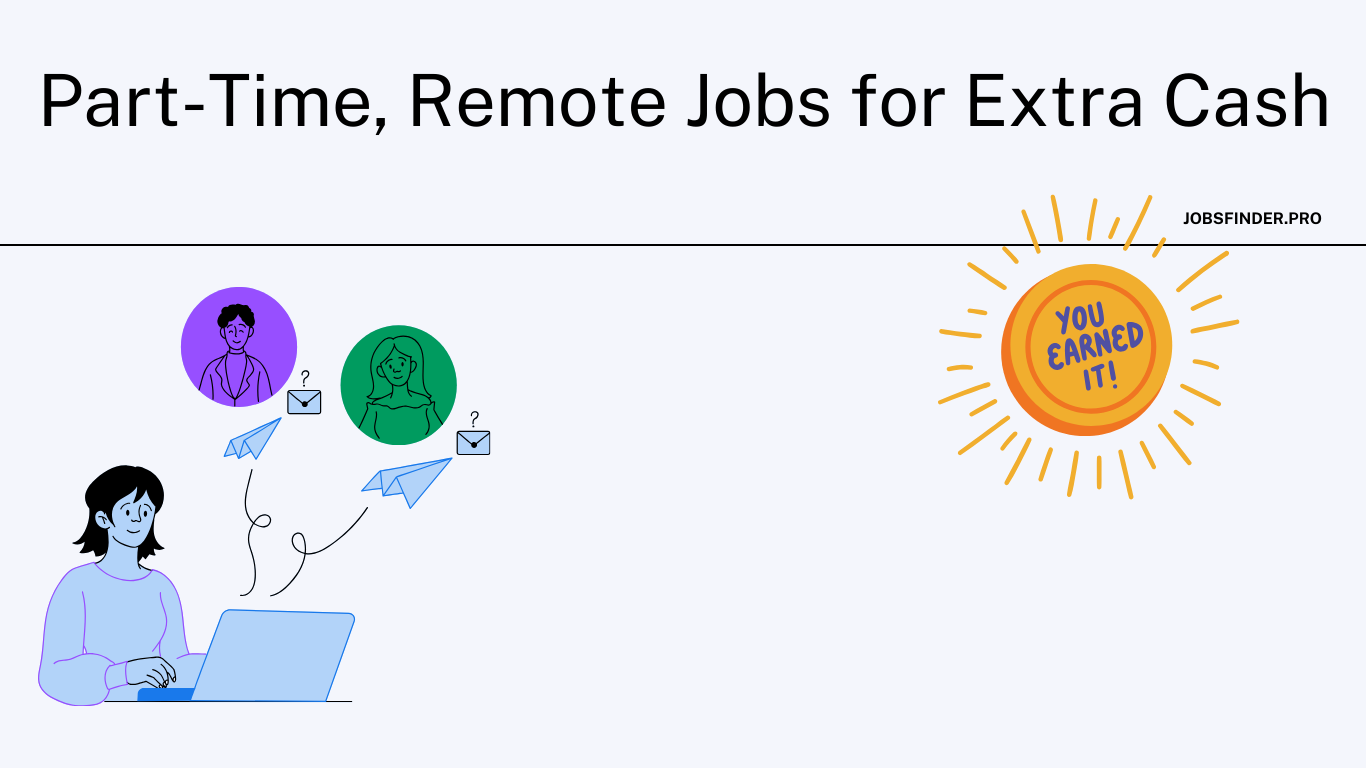 Part-Time, Remote Jobs for Extra Cash